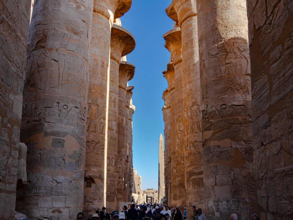 卡克訥神殿 karnak temple 多柱hypostyle