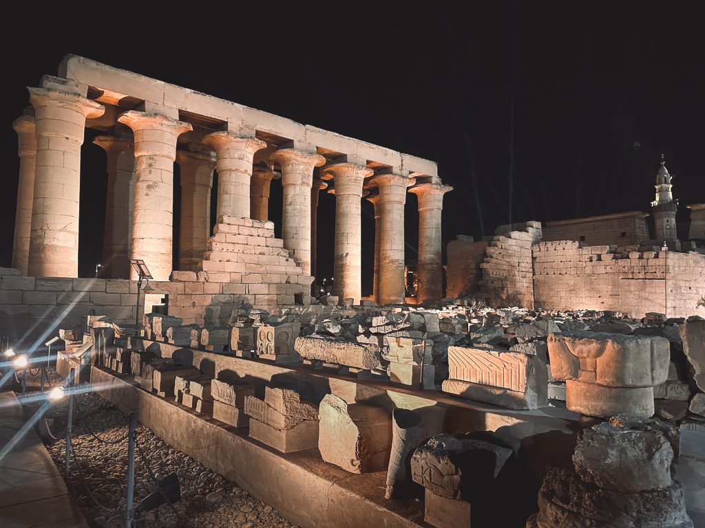 盧克索神殿 Luxor temple 夜晚 night