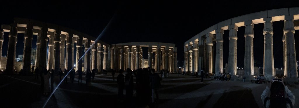 盧克索神殿 Luxor temple 多柱廳 hypostyle hall