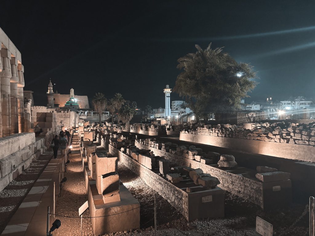 盧克索神殿 Luxor temple 夜晚 night